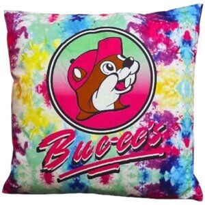 NEW / Buc-ee's Tie-Dye Pillow / mother's day